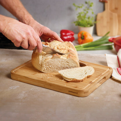 Bloc à découper avec rainure - Bambou