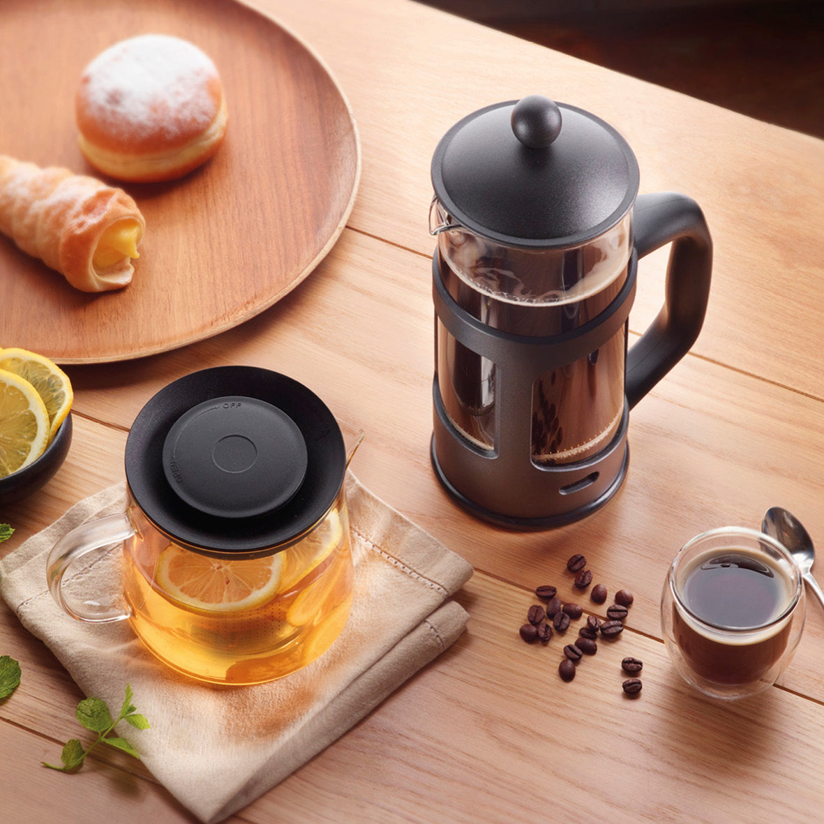 Coffee press 1000 ml - Black