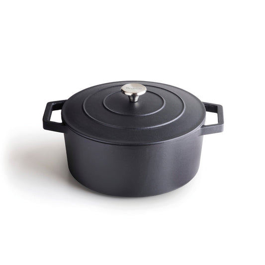 Cast iron pot - 28cm - Black