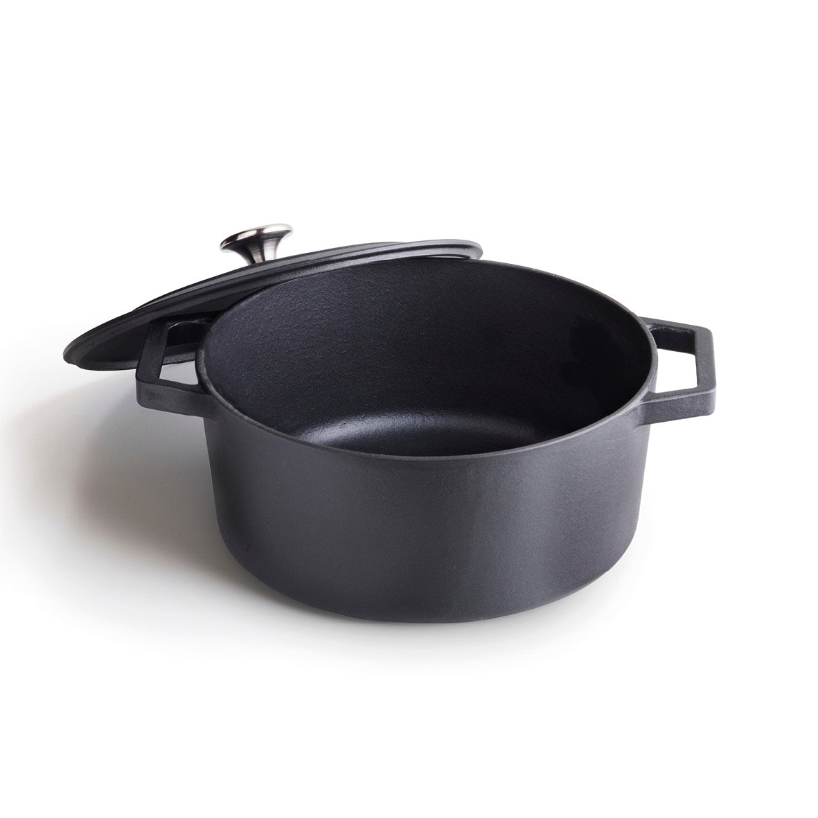 Cast iron pot - 28cm - Black
