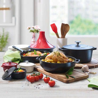 Cast iron pot - 28cm - Black