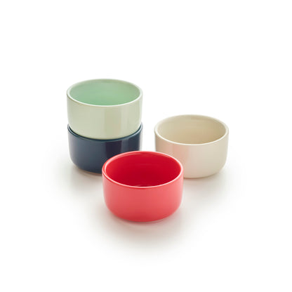 Set de 4 ramequins en céramique – multico