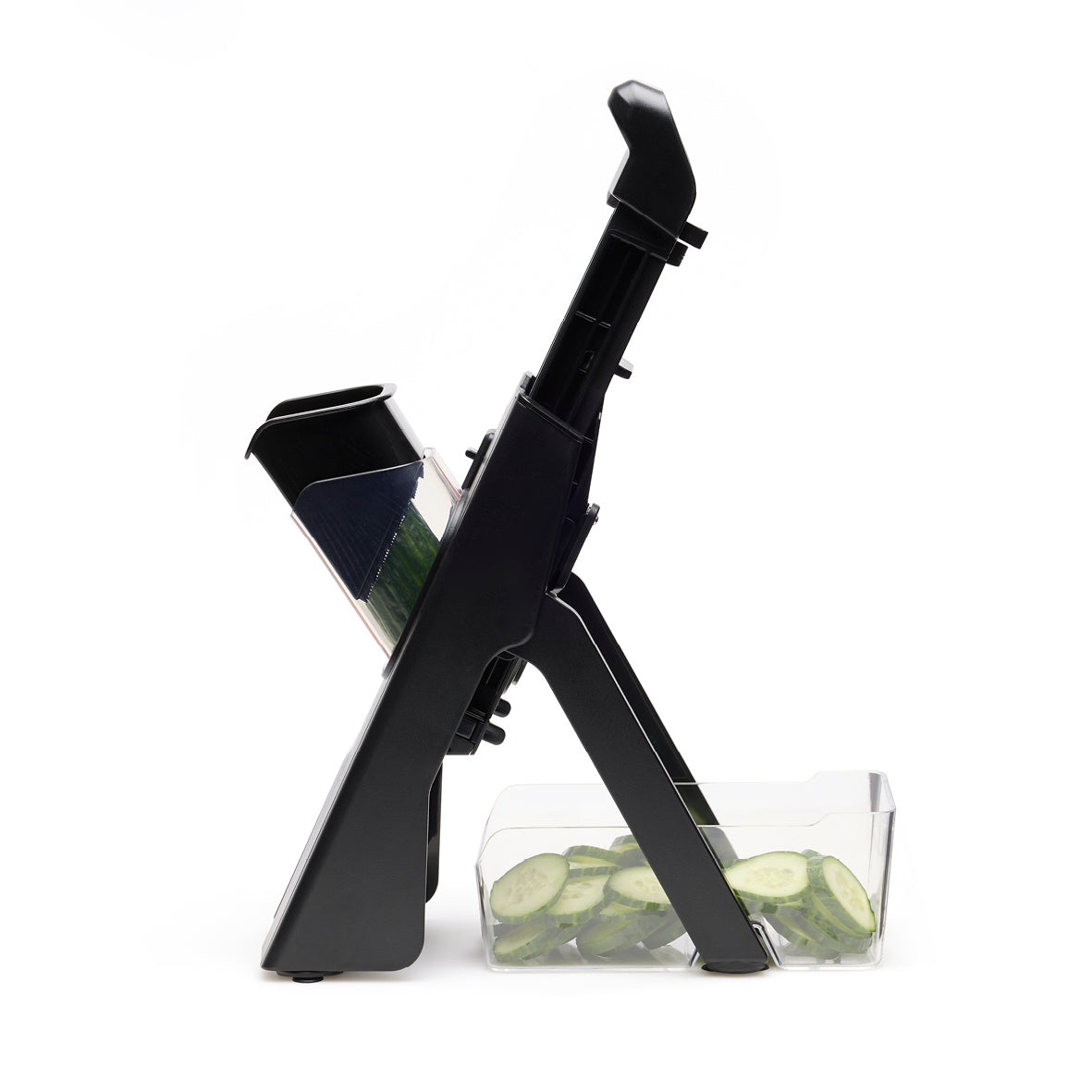 Compact vertical mandoline slicer - Black