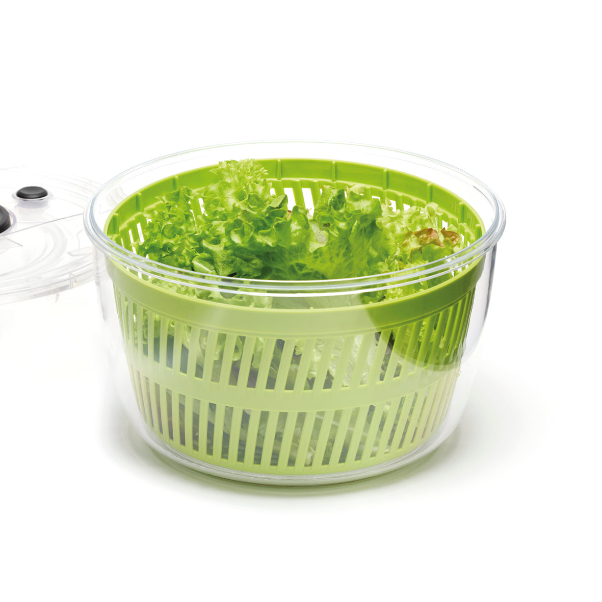 Pump salad spinner - Green