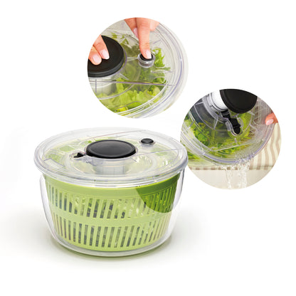 Pump salad spinner - Green