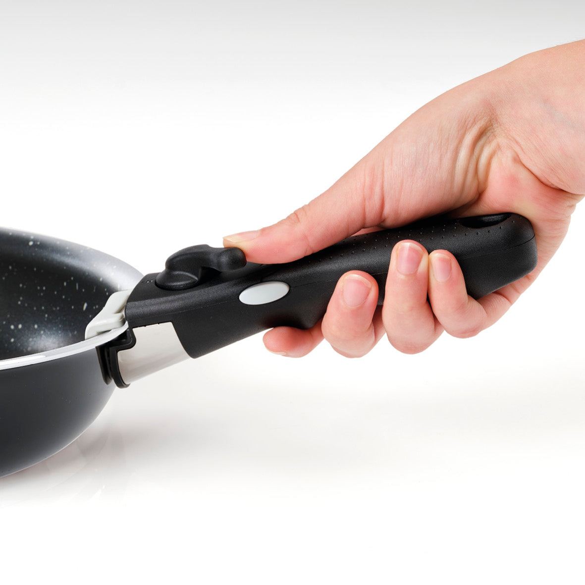 Batterie de cuisine 20 pièces - aluminium noir - Ø 16/18/20/24/28 cm + marmite et protège-poêles