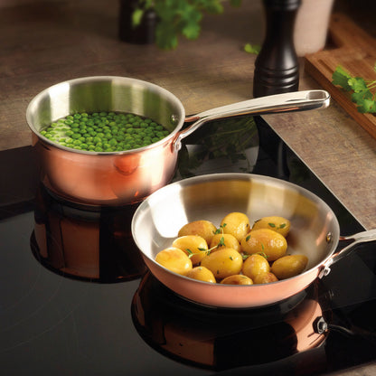 Stainless steel triply copper saucepan - Copper