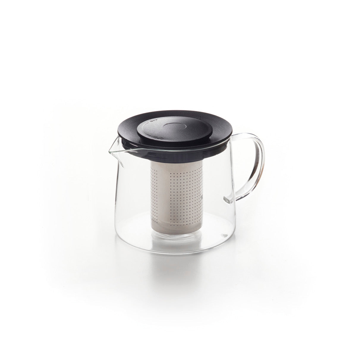 Tea pot with stainless steel filter 600 ml - Black