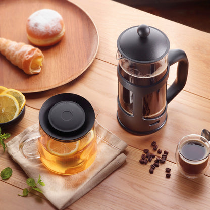 Tea pot with stainless steel filter 600 ml - Black