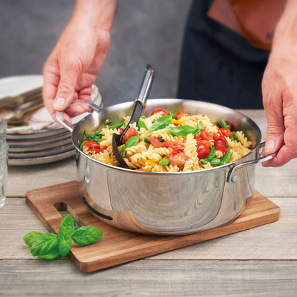 Triply cookware set 9 pieces - Silver