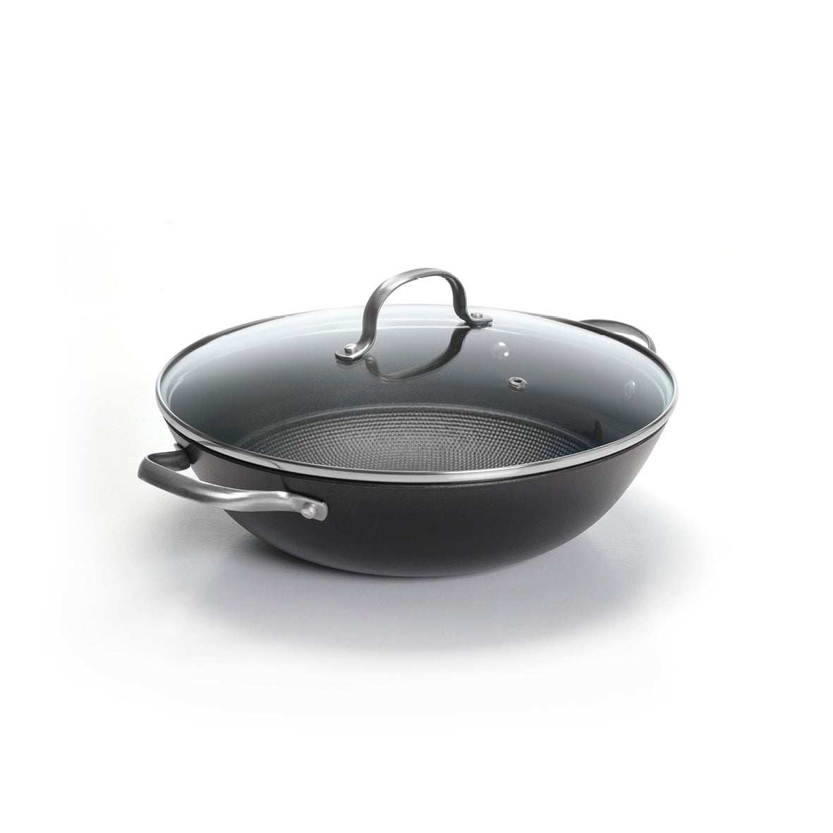 Wok pan with lid - Black