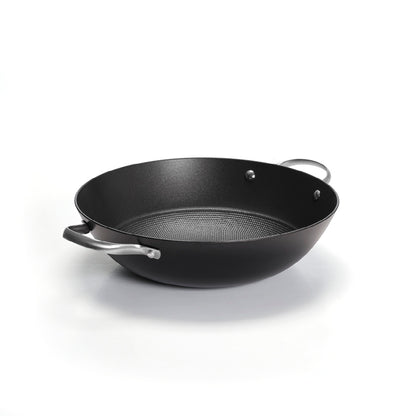 Wok pan with lid - Black