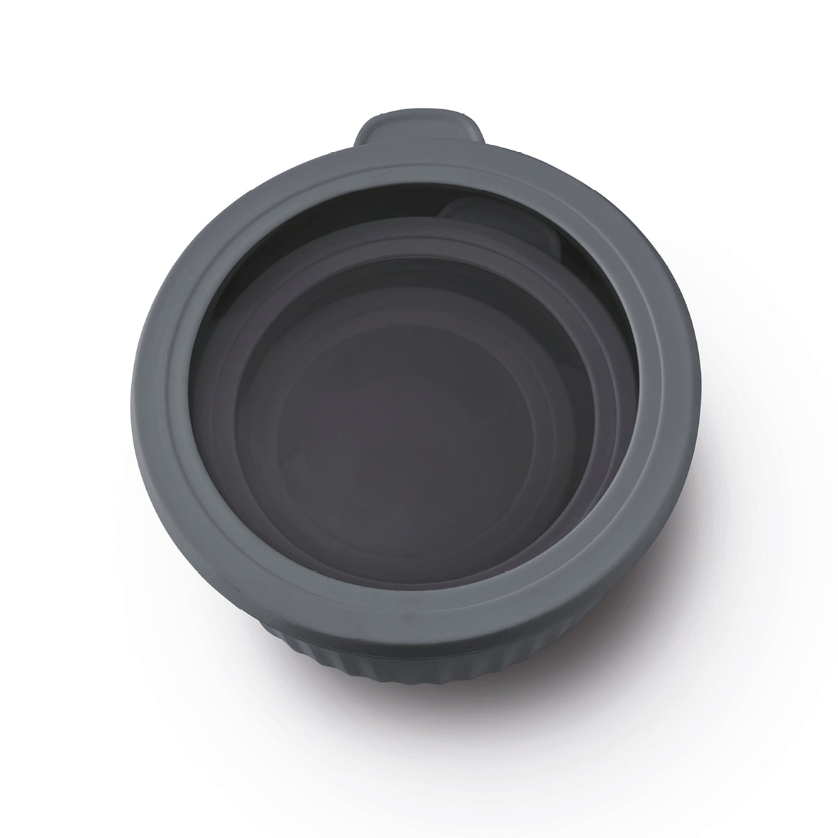 Set de 4 bols à usages multiples en gris anthracite avec couvercles hermétiques - gris