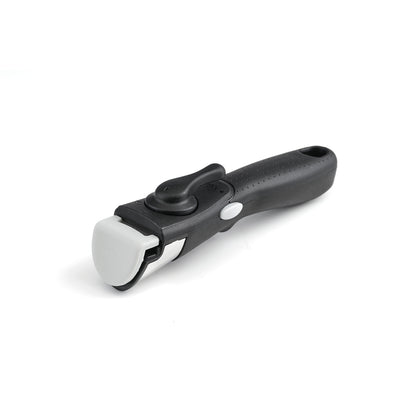 Set of 3 non-stick frypans with removable handle - Silver