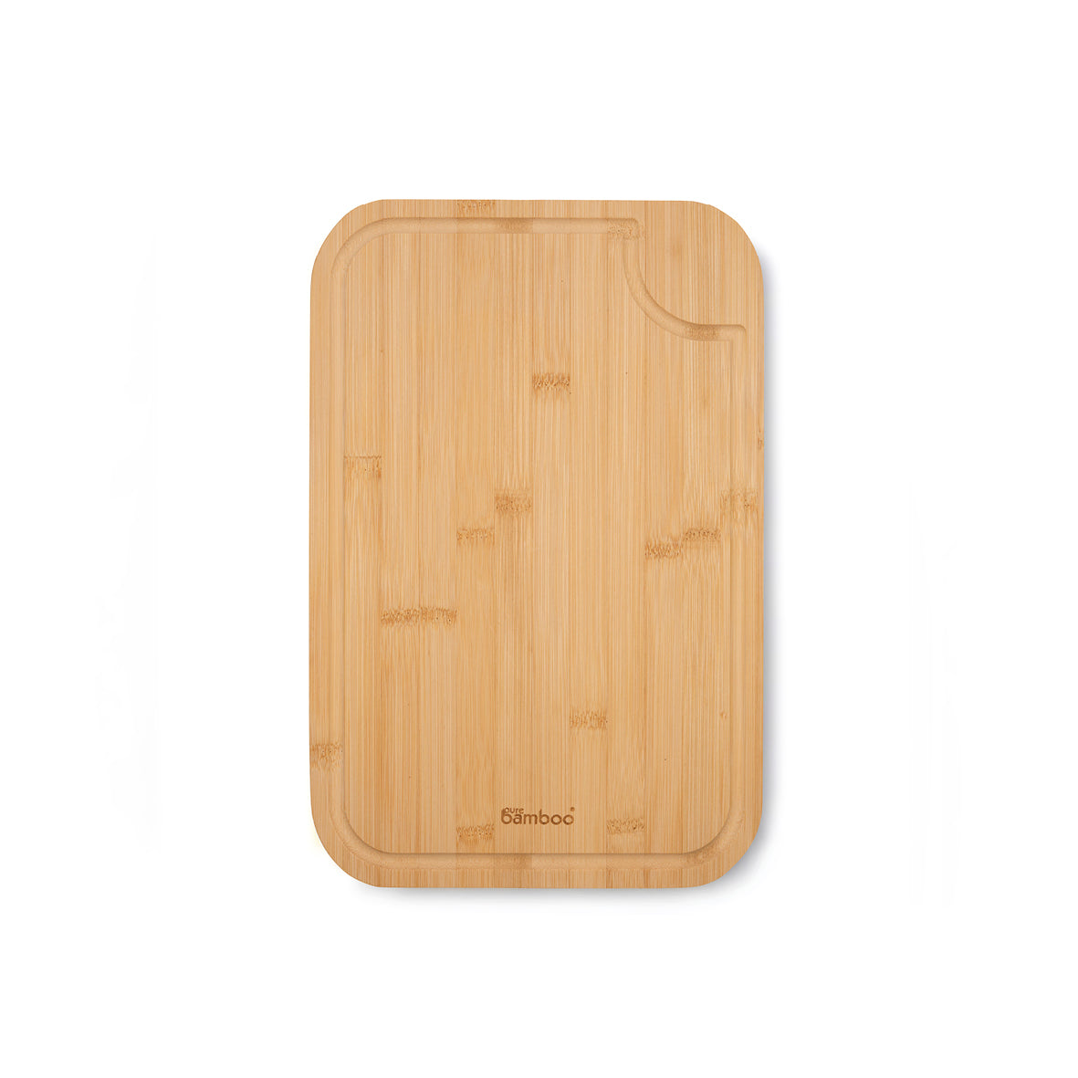 Cutting board in bamboo - light brown - 38 x 25 x 1.5 cm