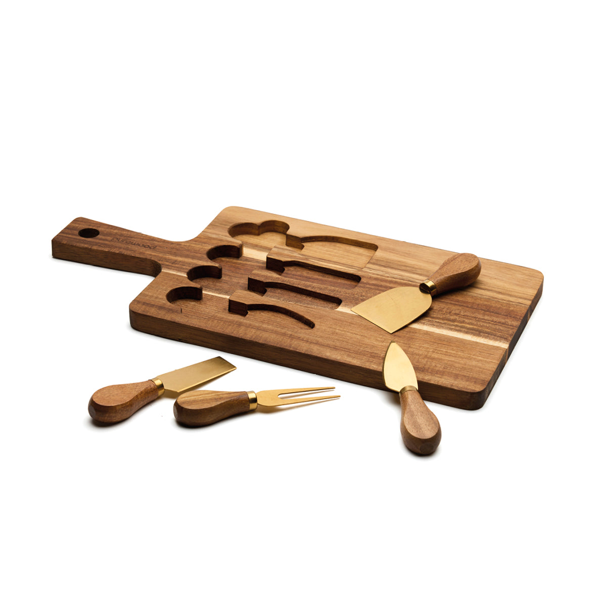 Cutting board in acacia - light brown - 40 x 20.5 x 1.5 cm