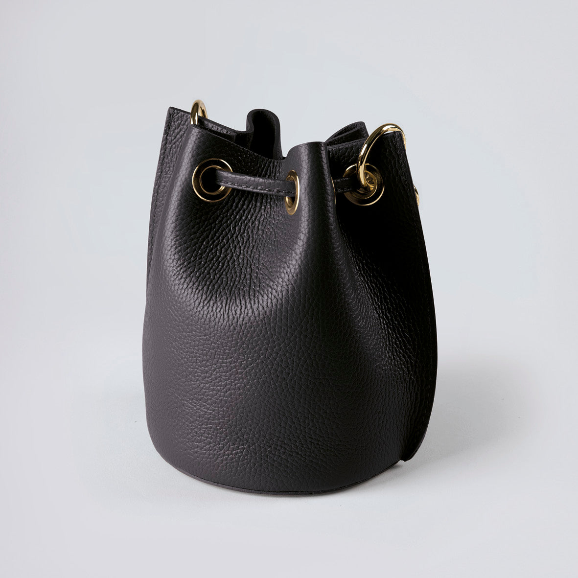 Leather bucket bag Celestins