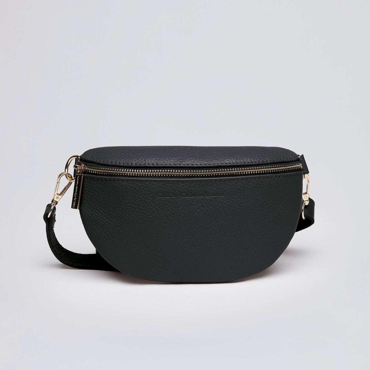 Leather belt bag - Madeleine Black