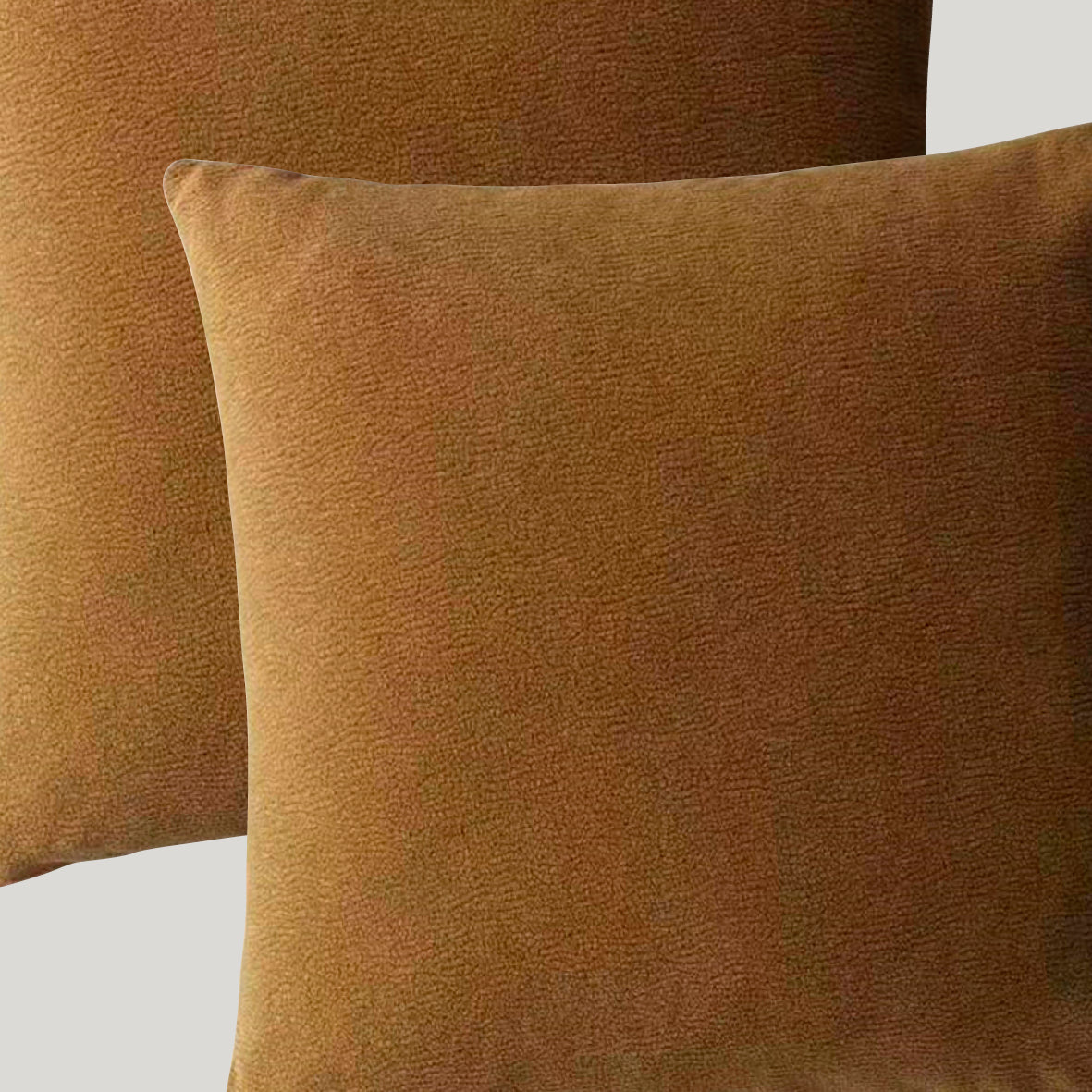 Housse de coussin Lilo Jaune moutarde - 45 x 45 cm