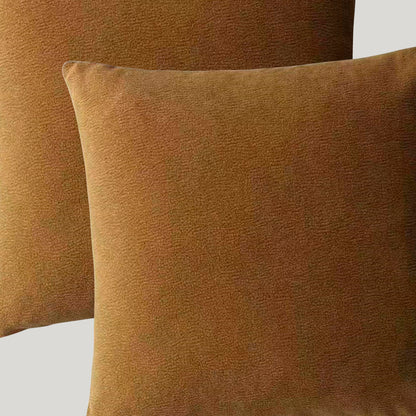 Housse de coussin Lilo Jaune moutarde - 45 x 45 cm