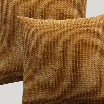 Housse de coussin Robin Jaune moutarde - 45 x 45 cm