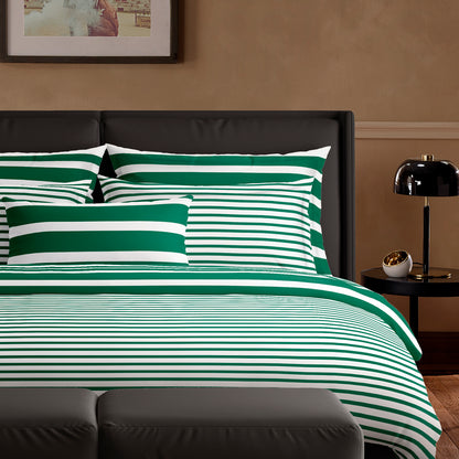 Pillowcase(s) cotton satin - Horizon Green