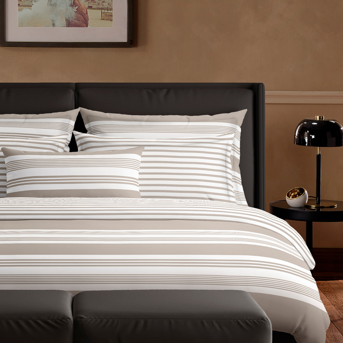 Pillowcase(s) cotton satin - Sylvestre Taupe