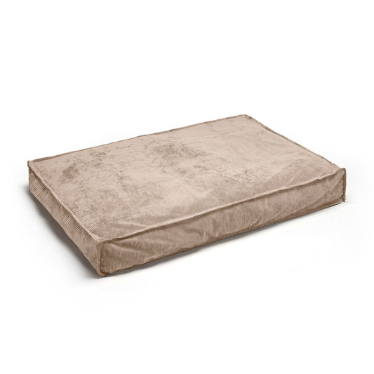 Coussin pour chien velours côtelé - Taupe