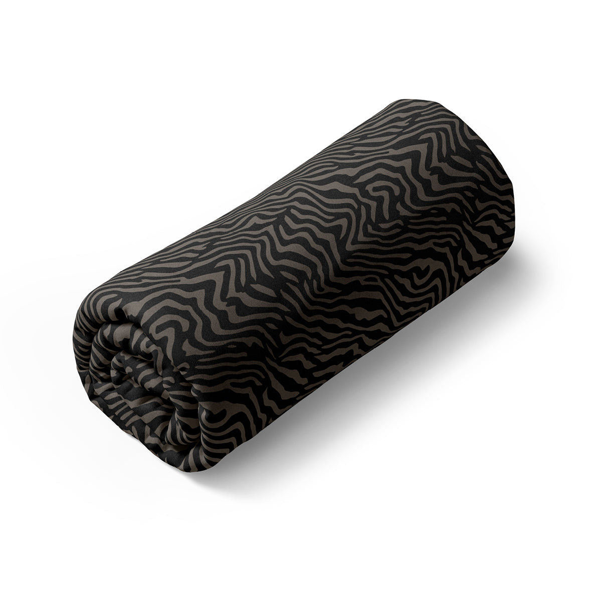 Fitted sheet cotton satin - Zebro Brown