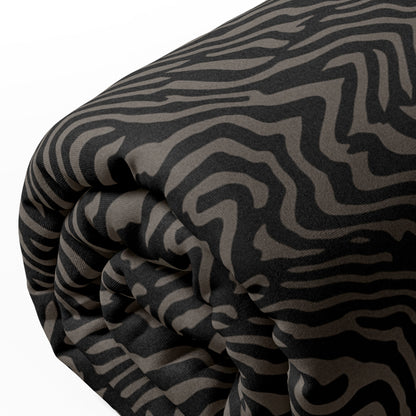 Fitted sheet cotton satin - Zebro Brown