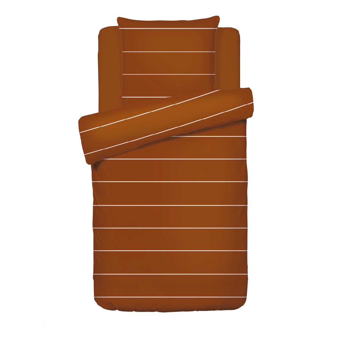 Duvet cover + pillowcase(s) cotton satin - Charles Brown