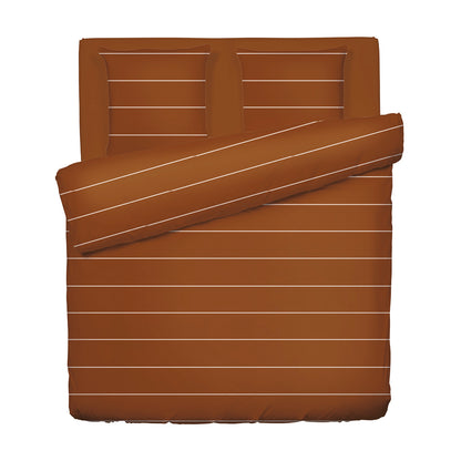 Duvet cover + pillowcase(s) cotton satin - Charles Brown