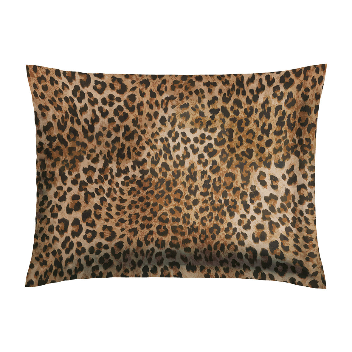 Taie(s) d'oreiller satin de coton - Élégance sauvage Brun