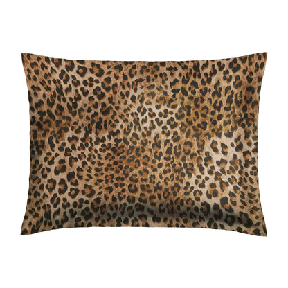 Taie(s) d'oreiller satin de coton - Élégance sauvage Brun