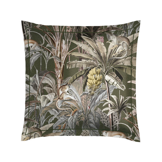 Taie(s) d'oreiller satin de coton - Sauvage Vert