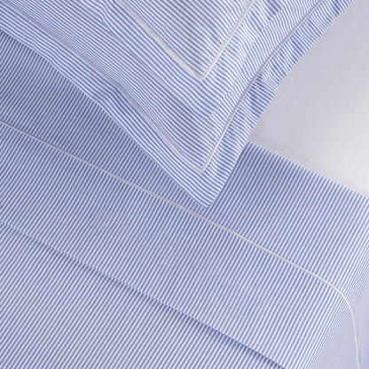 Sheet set cotton percal - Lyon Light blue