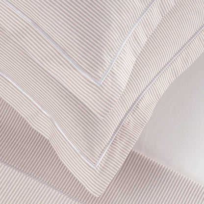 Pillowcase(s) cotton percal - Lyon Taupe