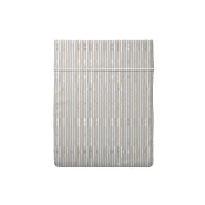 Drap plat coton percale - Lyon Taupe
