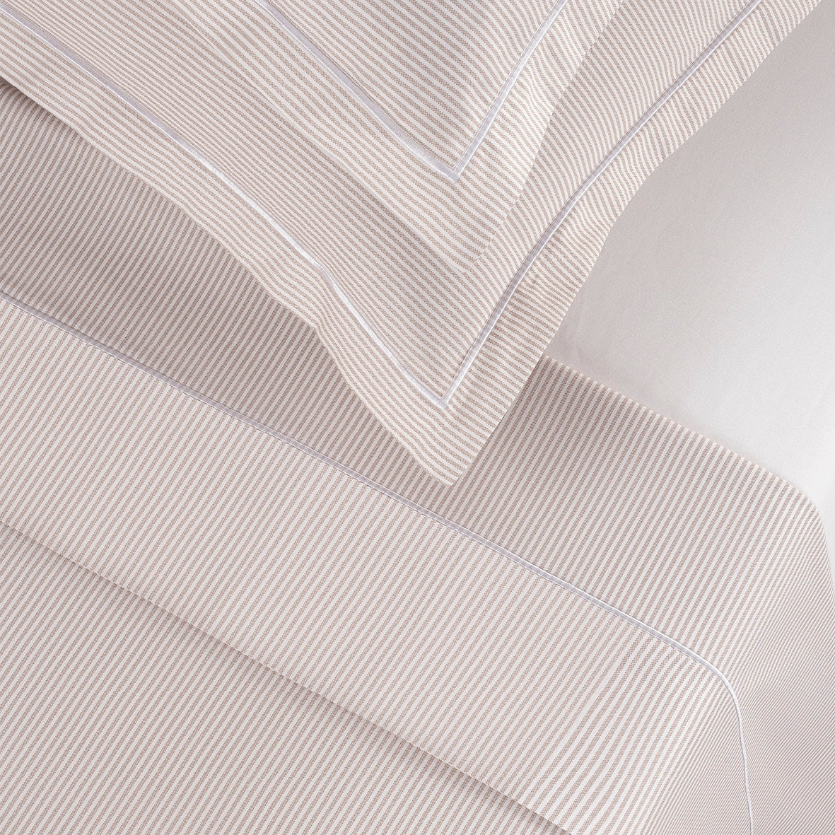 Sheet set cotton percal - Lyon Taupe