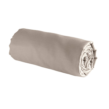 Fitted sheet cotton satin - Taupe