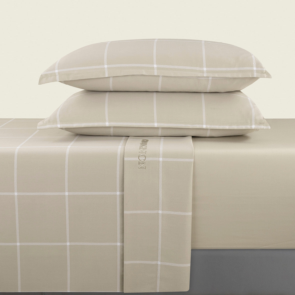 Pillowcase(s) cotton satin - Arthur Taupe