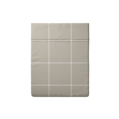 Flat sheet cotton satin - Arthur Taupe