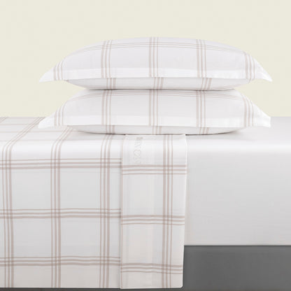 Pillowcase(s) cotton satin - Aaron Taupe