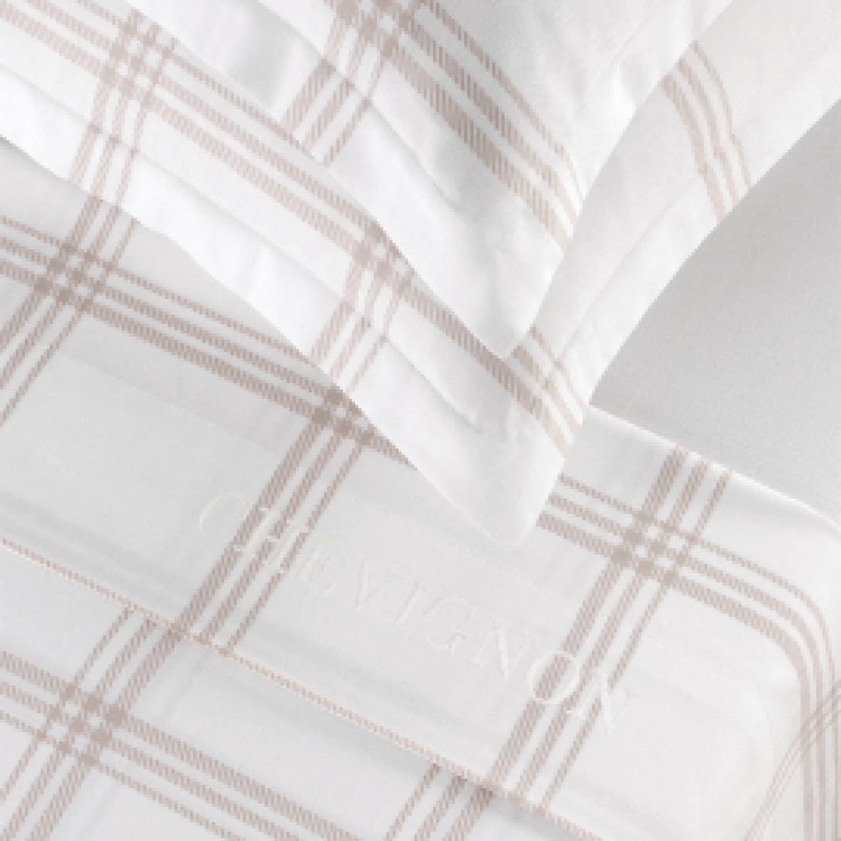 Ensemble de draps satin de coton - Aaron Taupe