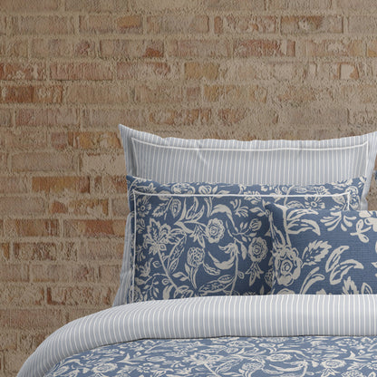 Pillowcase(s) cotton satin - Rémi Blue