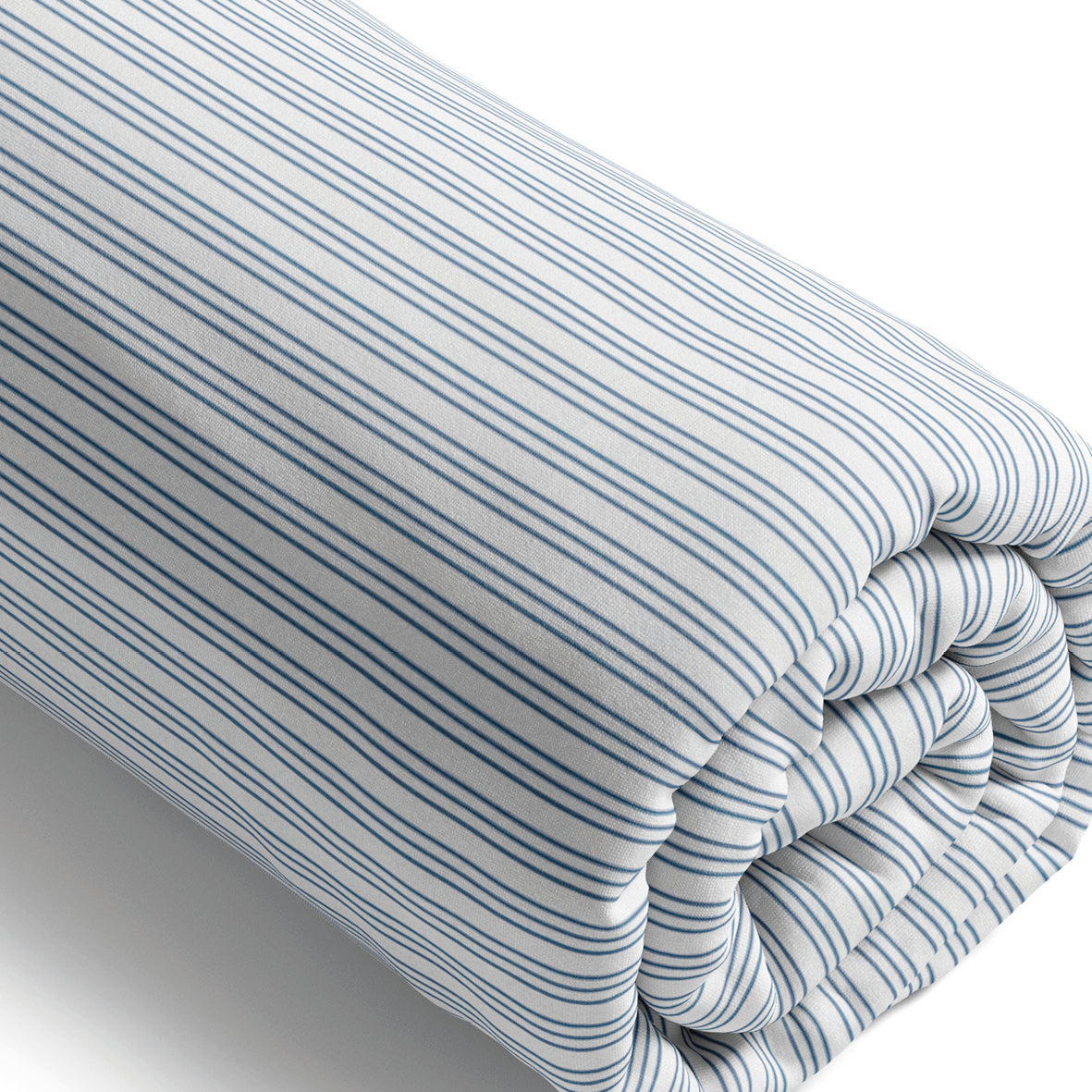 Fitted sheet cotton satin - Rémi Blue