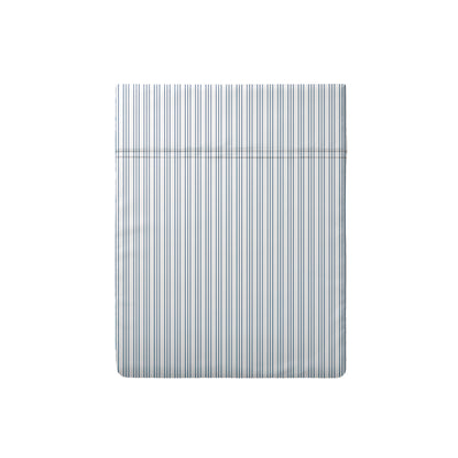 Drap plat satin de coton - Rémi Bleu