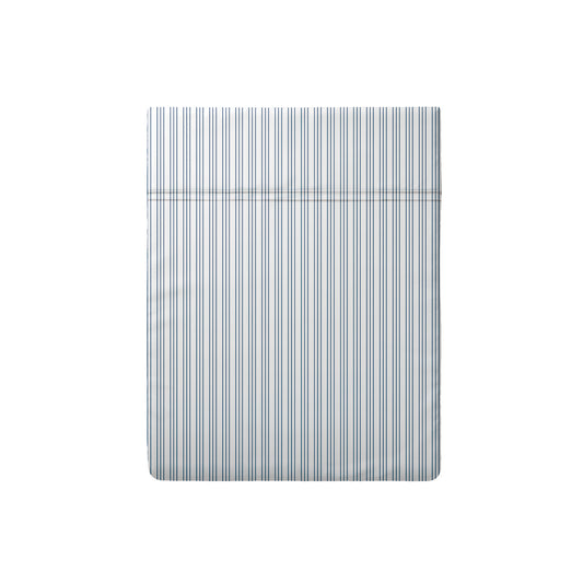 Drap plat satin de coton - Rémi Bleu