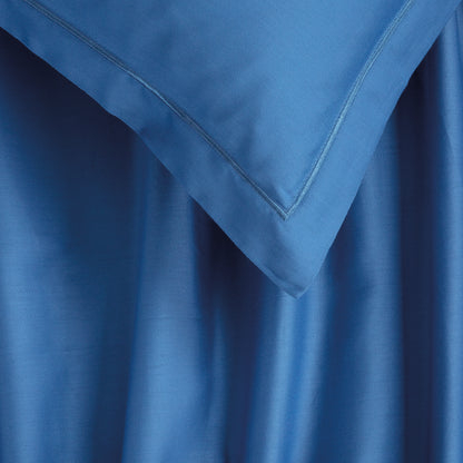 Ensemble de draps satin de coton - Uni 1 baratta Bleu 05