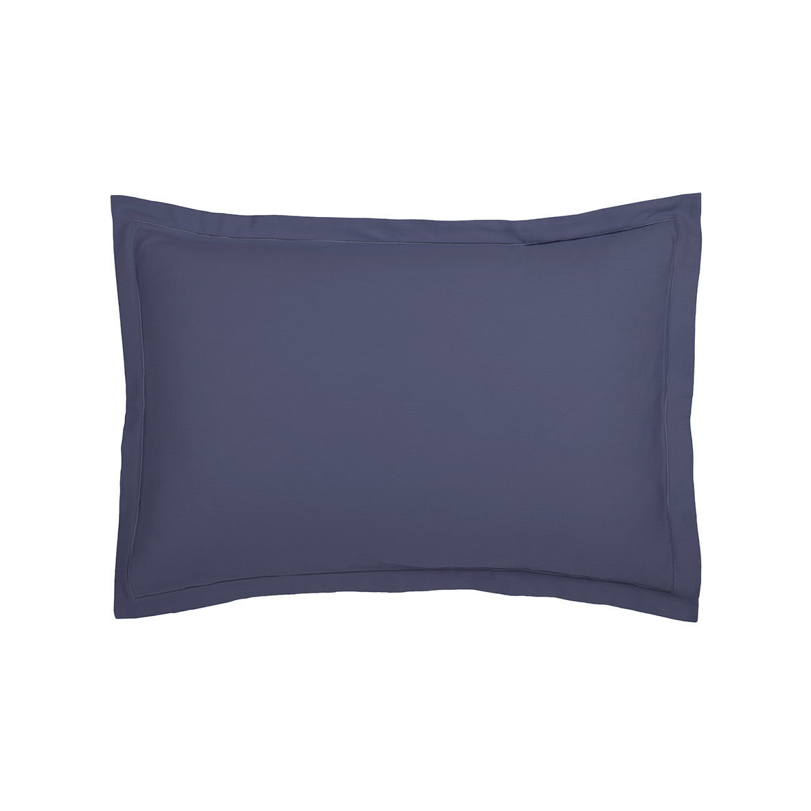 Taie d'oreiller satin de coton - Uni 1 baratta Bleu 06
